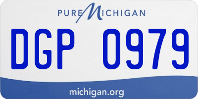 MI license plate DGP0979