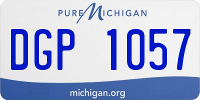 MI license plate DGP1057