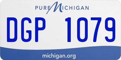 MI license plate DGP1079