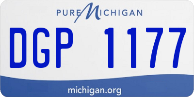 MI license plate DGP1177