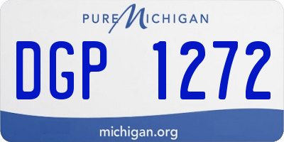 MI license plate DGP1272