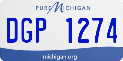 MI license plate DGP1274