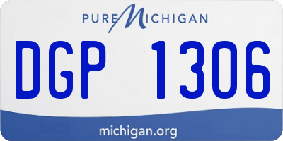 MI license plate DGP1306