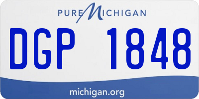MI license plate DGP1848