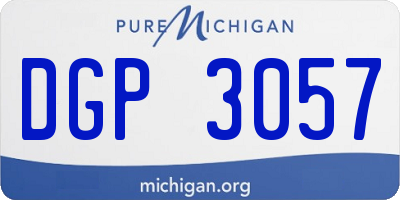 MI license plate DGP3057