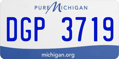 MI license plate DGP3719