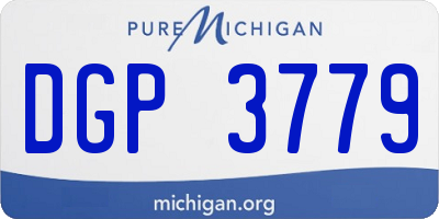 MI license plate DGP3779