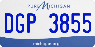 MI license plate DGP3855