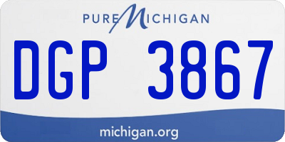 MI license plate DGP3867