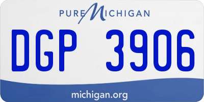 MI license plate DGP3906
