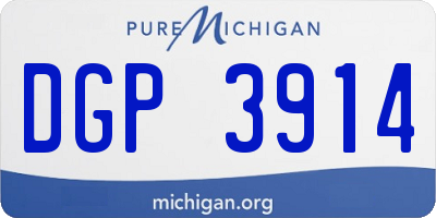 MI license plate DGP3914