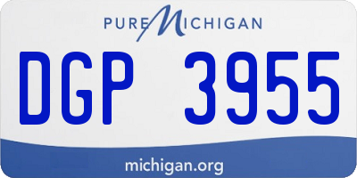 MI license plate DGP3955