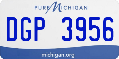 MI license plate DGP3956