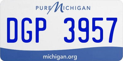 MI license plate DGP3957