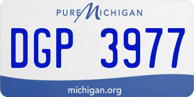 MI license plate DGP3977