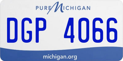 MI license plate DGP4066