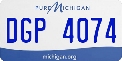 MI license plate DGP4074