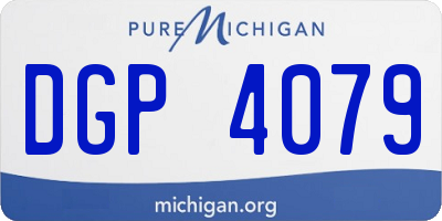 MI license plate DGP4079