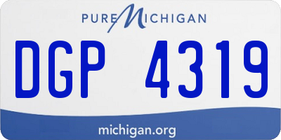 MI license plate DGP4319