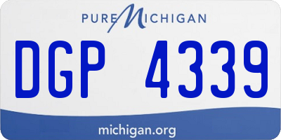 MI license plate DGP4339