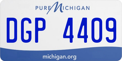 MI license plate DGP4409
