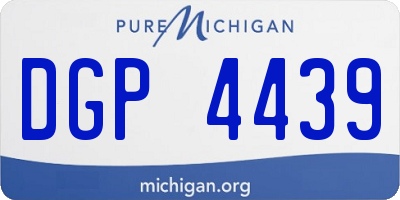 MI license plate DGP4439