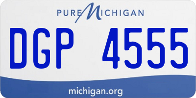 MI license plate DGP4555