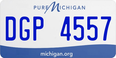 MI license plate DGP4557
