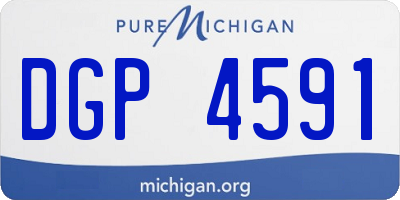 MI license plate DGP4591