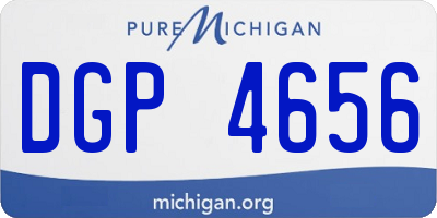 MI license plate DGP4656