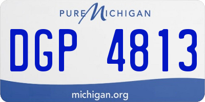 MI license plate DGP4813