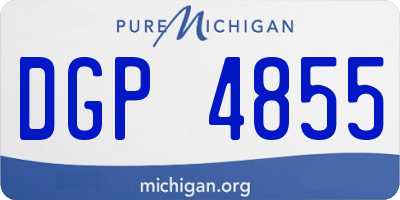MI license plate DGP4855