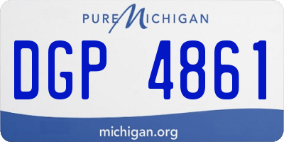 MI license plate DGP4861