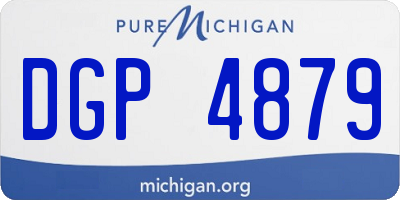 MI license plate DGP4879