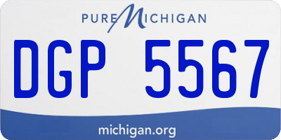 MI license plate DGP5567