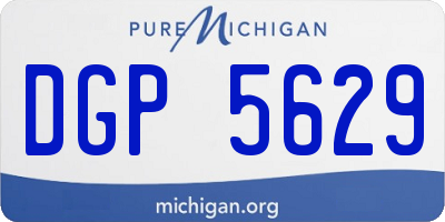 MI license plate DGP5629