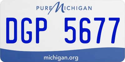 MI license plate DGP5677