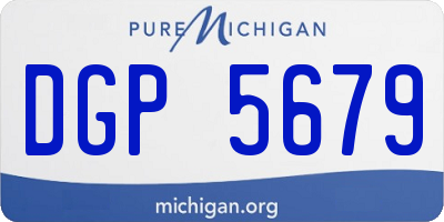 MI license plate DGP5679