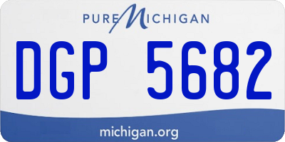 MI license plate DGP5682