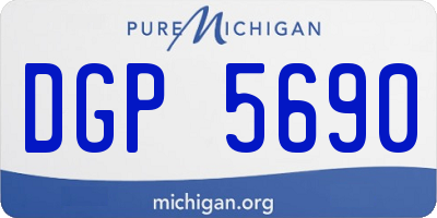 MI license plate DGP5690