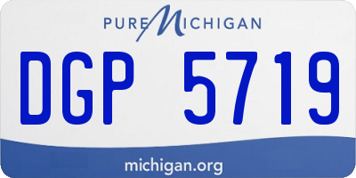 MI license plate DGP5719