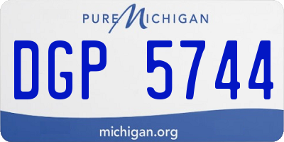 MI license plate DGP5744