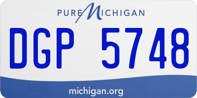 MI license plate DGP5748