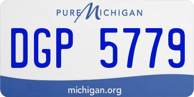 MI license plate DGP5779