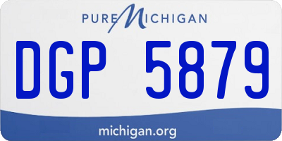MI license plate DGP5879