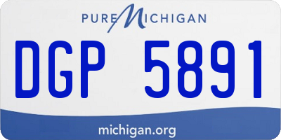 MI license plate DGP5891