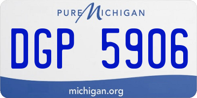 MI license plate DGP5906