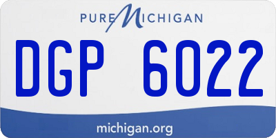 MI license plate DGP6022