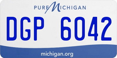 MI license plate DGP6042