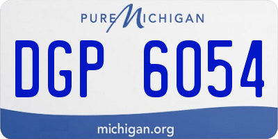 MI license plate DGP6054
